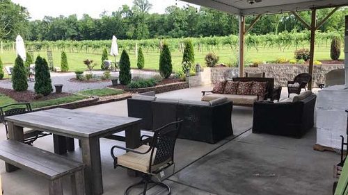 Book a table on our patio with a view of the vineyard for an unforgettable wine tour experience.