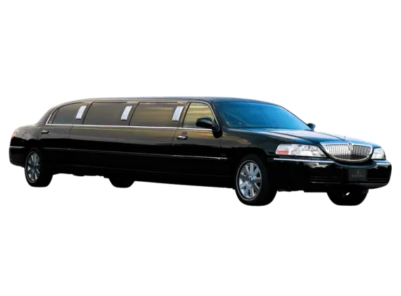 A black limo on a black background.