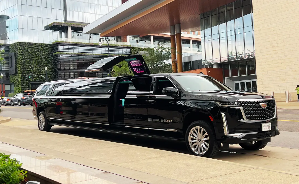 Cadillac stretch limo in dallas.