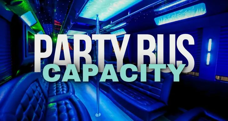 Showcasing the passenger capacity of a party bus