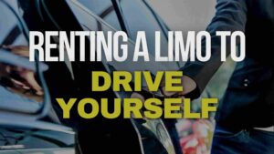 A person renting a limousine which he can drive for himself
